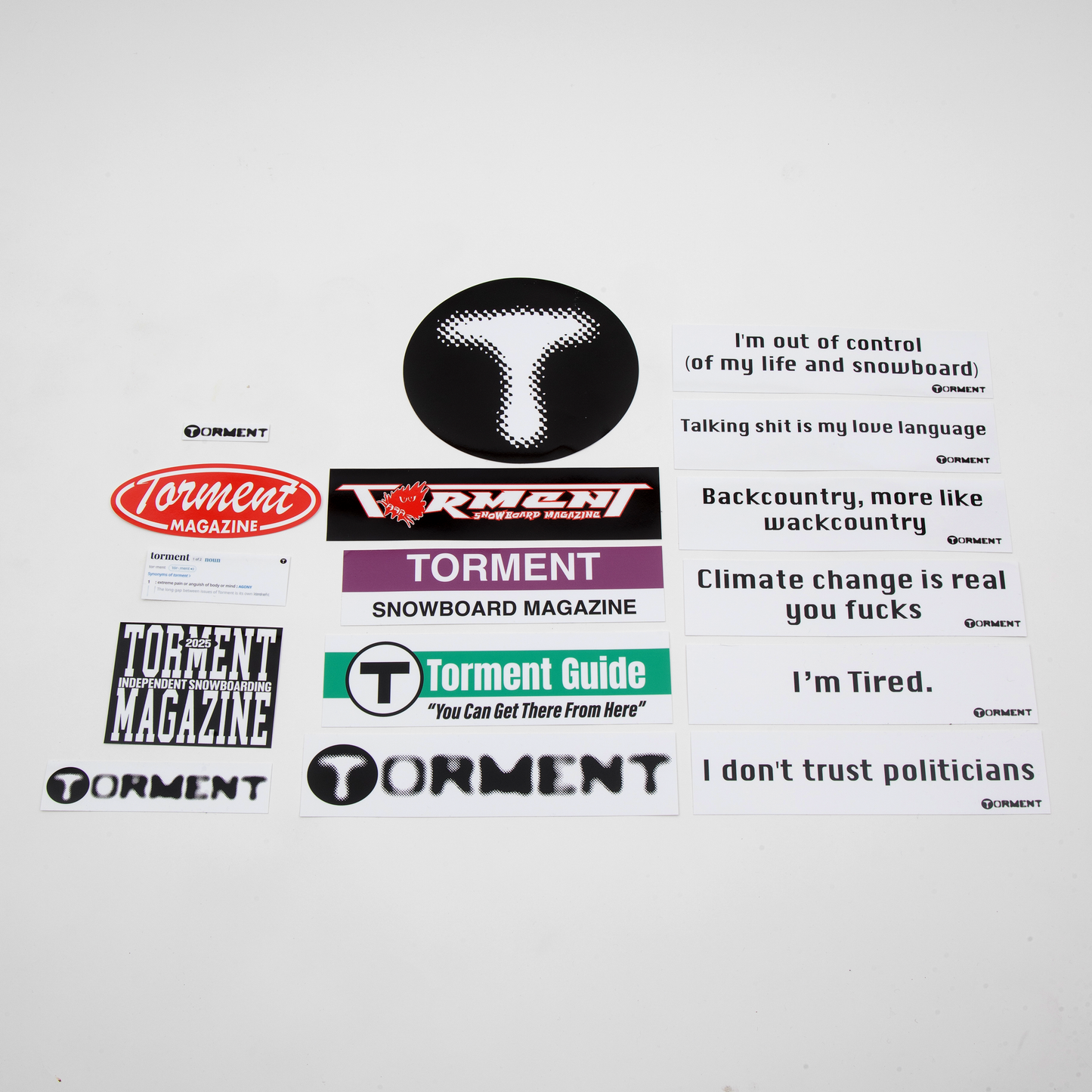 Fall '25 Torment Sticker Pack