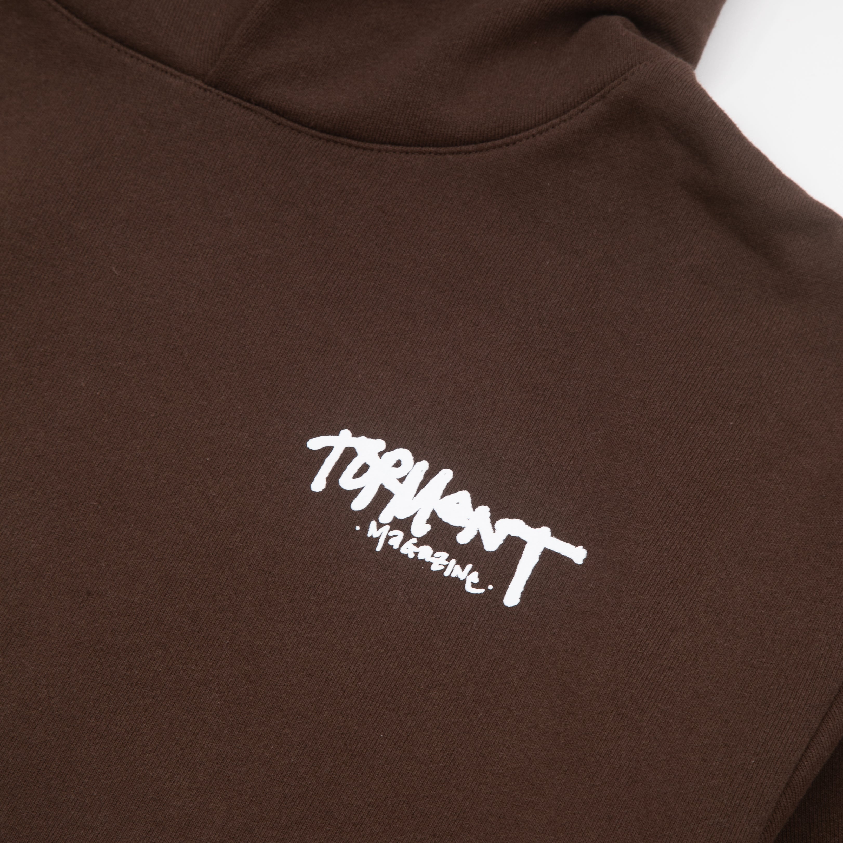 Signature Hoodie (Brown) – Torment Magazine Shop