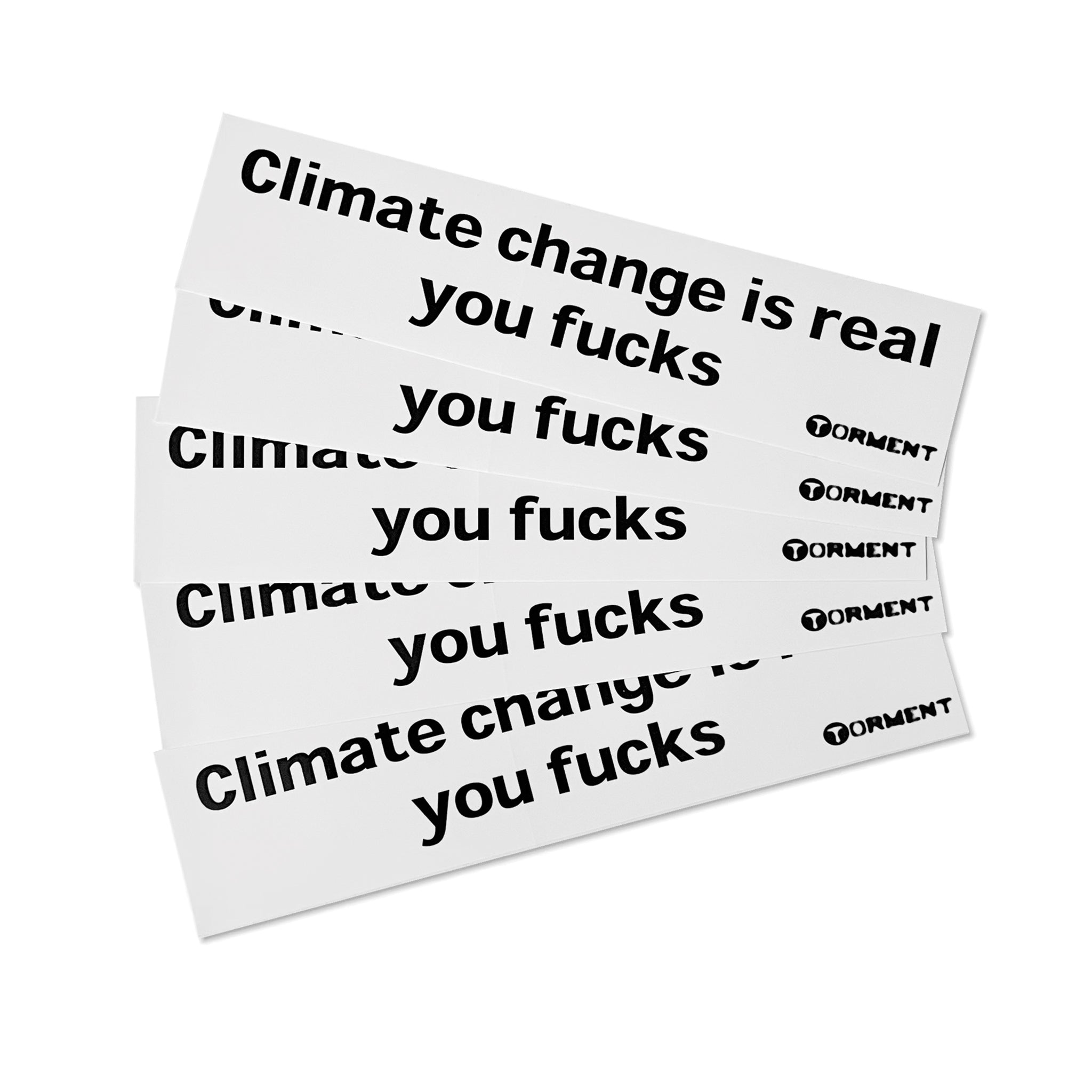 Climate Change Sticker – Torment Magazine Shop