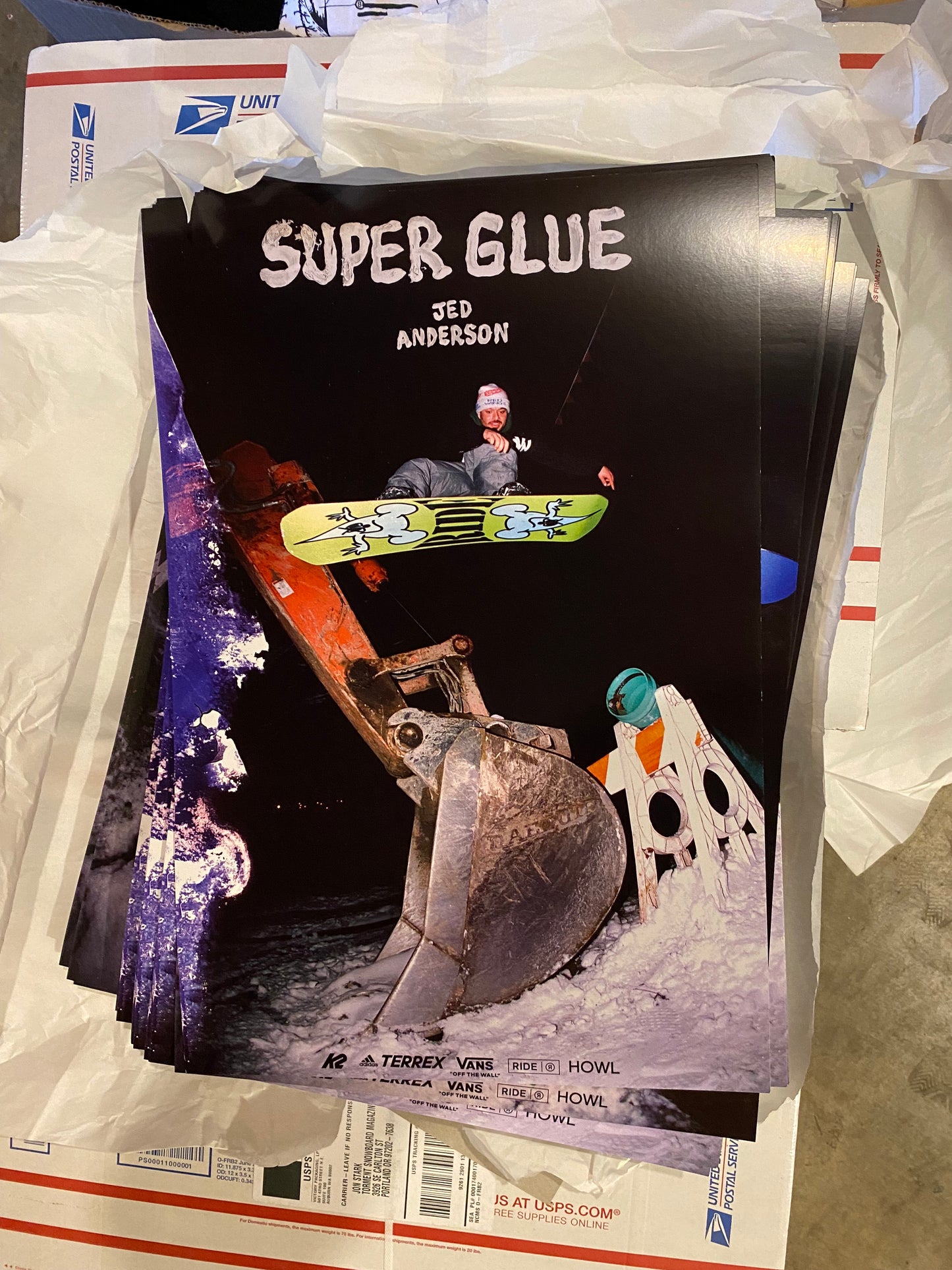 Super Glue Package #1 — Jed designed Shirt & Poster