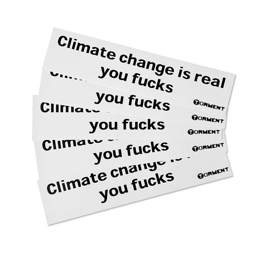 Climate Change Sticker (Wholesale)