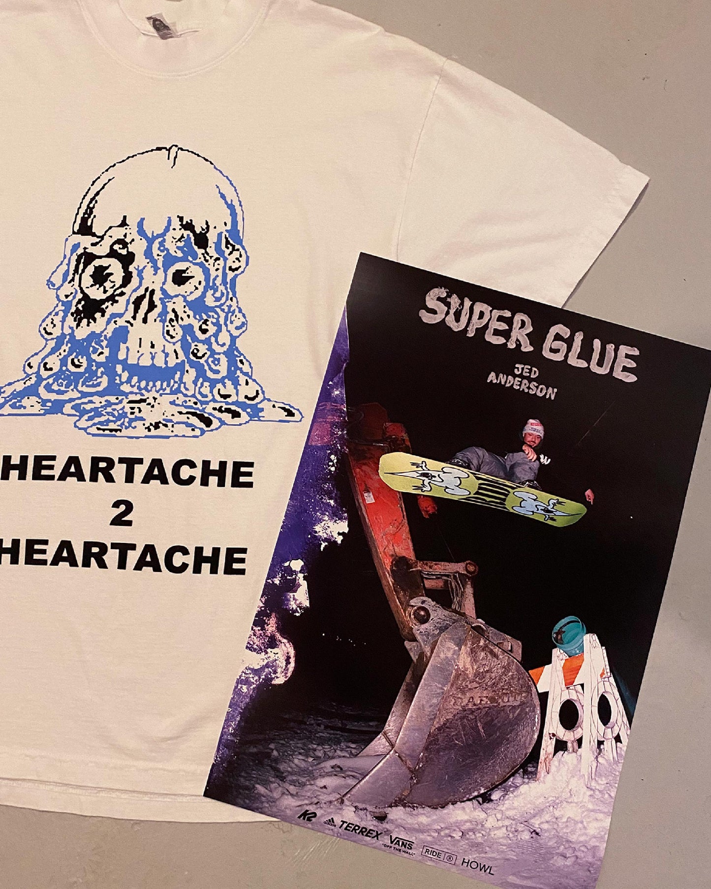 Super Glue Package #1 — Jed designed Shirt & Poster